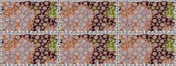 Düz Çiçek Elementleri Tasarımı. Renkli Bahar Temalı Kusursuz Arkaplan. Kahverengi renkli çiçekler. Çiçeksiz desenli arka plan, yaz çiçekleri..