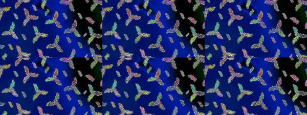 Raster illüstrasyonu. Kar Tanesi Simgesi. Raster illüstrasyonu. Kar taneleri mavi, siyah ve yeşil renklerde izole edilmiş.