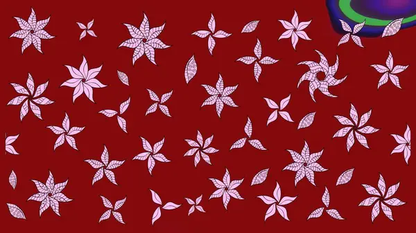 Raster illüstrasyonu. Eski model. Dekorasyon ve tasarım için güzel bir desen. Suluboya çizim kalıbı. Moda baskısı. Çiçeğin suluboya çizimlerinin zarif deseni.