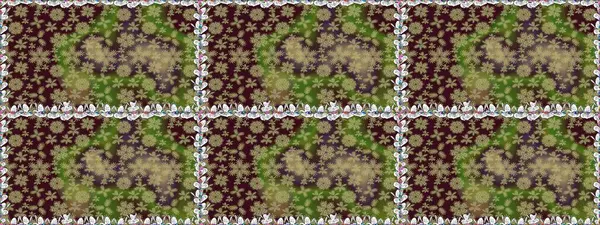 Raster illüstrasyonunda kusursuz çiçek deseni. Suluboya tarzında kahverengi renkte çiçekler.