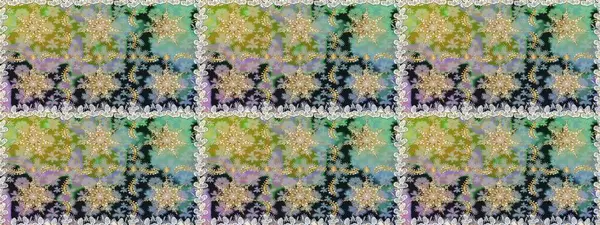 Kusursuz kıvırcık saçlar. Raster altın desen. Doğulu stil, altın elementlerle birlikte gri renklerde altın desenli arabesk yapar..