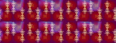 Raster illüstrasyonu. Renkli arka planda izole edilmiş suluboya kar taneleri. Kışın sembolü. Kar taneleri kışı.