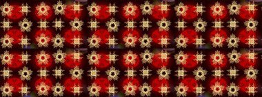 Kahverengi, kırmızı ve siyah renklerde ayrık suluboya kar taneleri. Güzel dekorasyon. İllüstrasyon kar tanesi. Kışın sembolü.