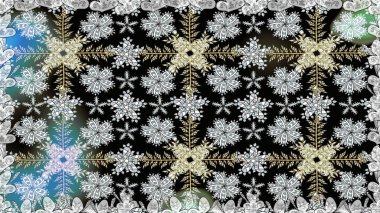 Kusursuz çiçek deseni duvar kâğıdı olarak kullanılabilir. Siyah renkli çiçekler. Raster illüstrasyonu.