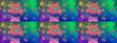 Fantezi çiçekli eskiz deseni, doğal duvar kağıdı, çiçek desenli kıvrım çizimi. Paisley el çizimi elementler. Ev dekoru.