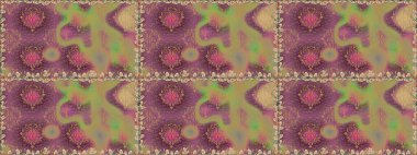 Çiçek deseni. Bej renklerde çiçeksiz. Raster illüstrasyonu. Şatafatlı bahar bahçesi dokusu. Bej renkte çiçekler.