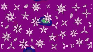 Raster illüstrasyonu. Taslak dekoratif arka plan, çiçek mandala. Mor renklerde. Çiçek..