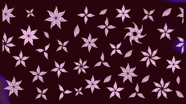 Çiçek deseni. Raster illüstrasyonu. Flower eskiz arka planı. Şatafatlı bahar bahçesi dokusu.