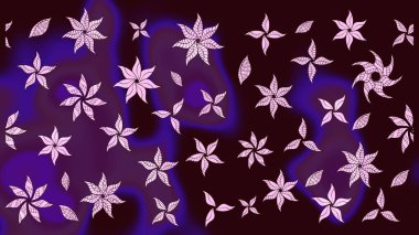 Çiçekli bahar çiçekleri. Küçük çiçekte güzel bir desen. Motley illüstrasyonu. Moda baskıları için zarif bir şablon. Küçük renkli çiçekler..