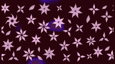 Modern çiçek arkaplanı. Parlak renkli çiçekleri ve kahverengi renkli yaprakları olan harika bir çiçek deseni. Halk tarzı. Moda baskıları için zarif bir şablon.