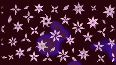 Modern stil dokusu. Çiçek desenli raster, kahverengi çizgi grafik deseni soyut raster arkaplan.