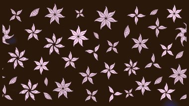 Hoş bir çiçek geçmişi var. Raster illüstrasyonu. Güzel kumaş deseni. Küçük çiçekte çizim deseni.