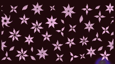 Egzotik çiçekler, kahverengi renklerde botanik, parlak, klasik bir doğa. Raster illüstrasyonu. Klasik tropikal doğal elementlerin suluboya seti.