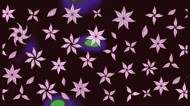 Hoş bir çiçek geçmişi var. Güzel kumaş deseni. Küçük bir çiçekte eskiz deseni. Raster illüstrasyonu.