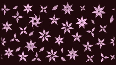 Raster çiçekli arka plan. Güzel eskiz şekli. Renkli Yaz Temalı eskiz kalıbı. Düz Çiçek Elementleri Tasarımı. Güzel kumaş deseni. Yazdır.