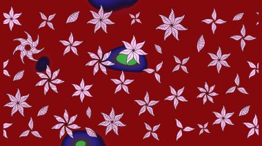 Eski moda arka plan. Çiçek çelengi. Kıvırcık, parlak örgü. Güzel, parlak, pürüzsüz kumaş, tuval. Desen, çizim, çiçek sınırı. Raster illüstrasyonu.