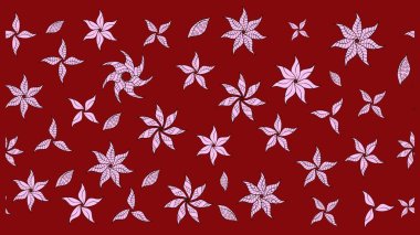 Kırmızı renkte çiçekler. Yumuşak, bahar çiçekli arka plan. Raster çiçek desenli ve çiçekli..