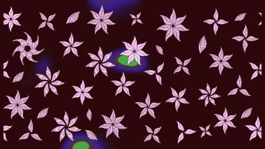 Çiçek arkaplanlı soyut zarafet eskiz deseni. Raster Güzel kumaş deseni.