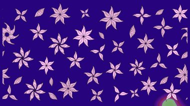 Vadinin mavi renkli çiçekleri. Raster çiçek desenleri çiziyor..