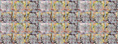 Hediye ambalaj kağıdı, tebrik kartları, posterler ve pankart tasarımı. Raster düz çiçekleri pürüzsüz desen. Tarafsız renklerde çiçekler.