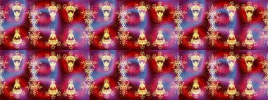 Kar Taneleri Raster illüstrasyonu. Raster Noel soyut renkli arka plan ve düşen kar tanesi. Dekorasyon kış kar simgeleri.