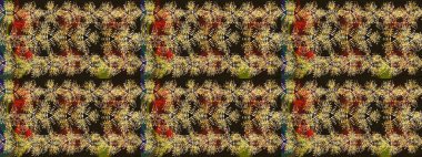 Renkli elementlerle Raster ilginç desen