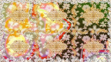 Duvar kâğıdı barok, İspanyol kumaşı. Bej renklerde grafiksel, modern, pürüzsüz desen. Kusursuz raster arka plan. Kusursuz çiçek deseni.