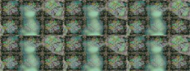 Nazikçe, güzel çiçek arkaplanı. Çiçekli karalama şeklinde Raster çiçek deseni. Gri renkli çiçekler.