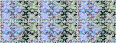 Raster. Raster illüstrasyonu. Kumaş, tekstil, duvar kağıdı baskısı için. Eski usul. Kusursuz bir geçmişi var. Tomurcukları çiçekli sevimli çiçek deseni..