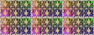 Soyut duvar kâğıdı, ambalaj dekorasyonu. Altın kar taneleri basit, pürüzsüz desen. Tarafsız renklerde raster altın desen. Kışın sembolü, Mutlu Noel tatili, Mutlu yıllar 2019.