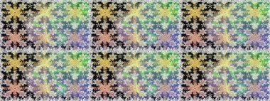 Raster illüstrasyonu. Tarafsız renklerde, altın elementlerle klasik, pürüzsüz desen.