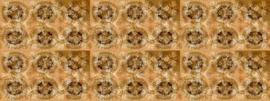 Basit bir kar tanesi. Soyut duvar kâğıdı, ambalaj dekorasyonu. Kışın sembolü, mutlu noeller, mutlu yeni yıl kutlaması Raster illüstrasyonu. Bej, kahverengi ve sarı renkler üzerine resim.