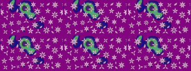 Klasik çiçek desenli. Paketleme, tekstil, duvar kâğıdı için çiçek eskizi. Yumuşak fayans. Yumuşak pamuk tasarımı. Raster taze dokusu.