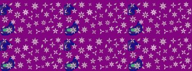 Tekstil veya kitap kapakları, imalat, duvar kağıtları, baskı, hediye paketi ve yapıştırma kitabı için çiçek eskizi geçmişi. Raster illüstrasyonu. Küçük ölçekli çiçeklerdeki basit sevimli desen.