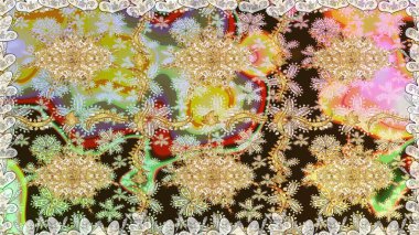 Kış kar dokusu duvar kağıdı. Noel altın kar tanesi kusursuz desen. Sembol bayramı, yeni yıl kutlamaları, altın desenler. Tarafsız renklerde altın kar taneleri.