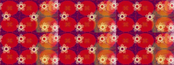 Kar taneleri izole edildi. Kar tanesi süsü Raster illüstrasyonu. Kırmızı, turuncu ve mor renkte kar tanesi süsü. Güzel süs eşyası..