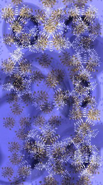 Renkli elementlerle Raster ilginç desen.