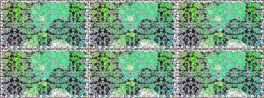 El çizimi dikişsiz sonbahar çiçekleri deseni. Yeşil renkli çiçekler. Tekstil ve kapak tasarımı için mükemmel. Doodle tarzı. Renkli yeşil, pürüzsüz desen.