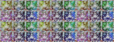 Moda baskısı. Suluboya kusursuz desen. Çiçeğin suluboya çizimlerinin mükemmel deseni. Dekorasyon ve tasarım için güzel bir desen. Eski.