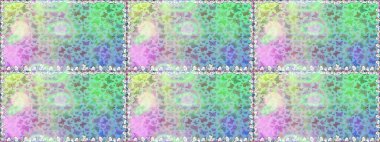 Şirin kelebeklerin kusursuz desenleri. Raster. Tarafsız ve mavi renkli resimler. Moda Kumaşı Tasarımı. El çizimi illüstrasyon.