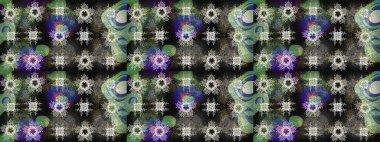 Arkaplanda soyut kar taneleri olan düz tasarım. Kar tanesi süsleme deseni. Kar taneleri deseni. Kar taneleri arka planda. Raster illüstrasyonu.