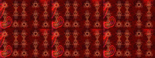 Bokeh kırmızısı, kahverengi, siyahlar ve kar taneleriyle dekoratif Noel arkaplanı. Raster illüstrasyonu.