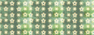 Raster illüstrasyonundaki çiçek desenli çizim. Güzel kumaş deseni. Renkli Bahar Teması eskiz kalıbı. Düz Çiçek Elementleri Tasarımı.