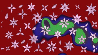 Sabıka fotoğraflarında, bebek kıyafetlerinde, duvar kâğıtlarında, paket kutularında falan kullanılabilir. Zarif, parlak ve eskiz kırmızı çiçek deseni tasarımı.