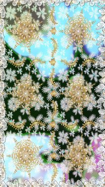 Kusursuz altın desenli bukleler. Raster altın pürüzsüz desen. Doğu tarzı arabesk tarzında altın elementler. Tarafsız renklerde kusursuz desen.