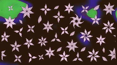 Raster Güzel kumaş deseni. Çiçek arkaplan ile soyut zarafet çizim deseni.