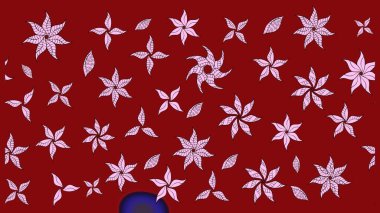 Moda baskıları için zarif bir şablon. Küçük çiçekte güzel bir desen. Motley illüstrasyonu. Kırmızı çiçekli bahar çiçekleri. Küçük renkli çiçekler..