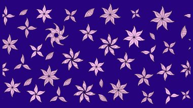 Raster illüstrasyonu. Yumuşak, mavi renkte yaz çiçekleri. Küçük çiçekteki sevimli çiçek deseni. Raster deseni.