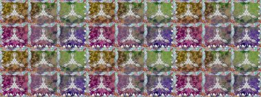 Klasik çiçekler. Yaz çiçekleri teması. El çizimi, soyut ve süslü elementler. Gri renkler. Suluboya resim taklit Raster illüstrasyonu.