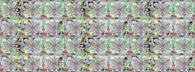 Hediye ambalaj kağıdı, tebrik kartları, posterler ve pankart tasarımı. Tarafsız renklerde çiçekler. Raster düz çiçekleri pürüzsüz desen.